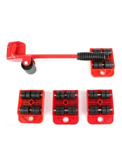 Buy Furniture Transport Lifter Tool Set Heavy Stuffs Movingwheel Red 35.8cm in Egypt