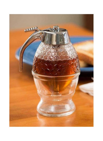 Buy Glass Honey Dispenser Clear in Saudi Arabia