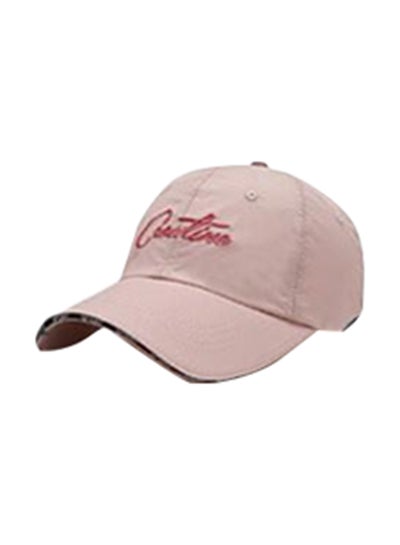 Buy Quick-Drying Adjustable Baseball Cap Pink in UAE