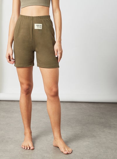 Buy Mid-Rise Casual Comfortable Shorts Green in Egypt