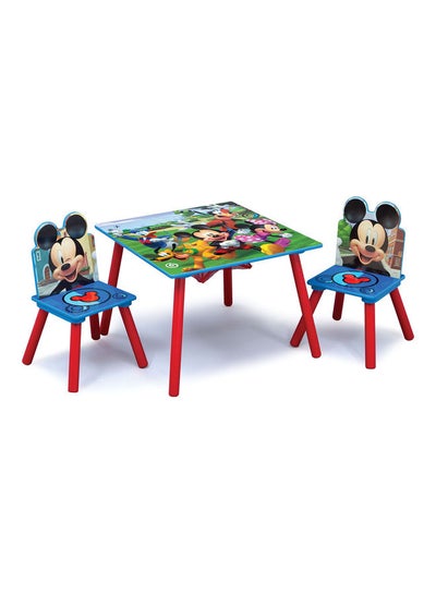 Buy 3-Piece Mickey Mouse Kids Chair and Table Set in Saudi Arabia