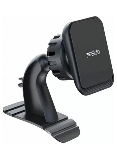 Buy Magnetic Suction Car Holder Phone Bracket Black in UAE