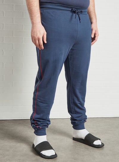 Buy Plus Size Drawstring Sweatpants Navy in UAE