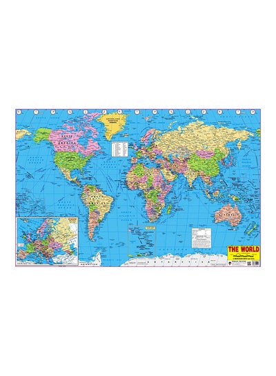 Buy World Map Chart in Saudi Arabia