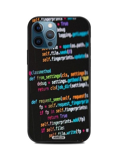 Buy Programming Protective Case Cover For Apple iPhone 12 Pro Max Multicolour in UAE