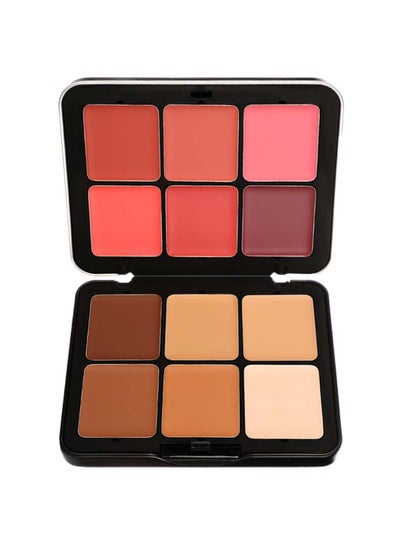 Buy 12 shades-Concealer & Blusher Multicolour in Saudi Arabia