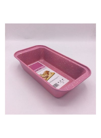 Buy Rectangle Deep Cake Mould Pink 25 x 6 x 13cm in Saudi Arabia