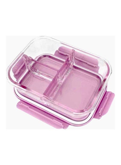 Buy 3-Division Food Saver Pink 20x15x7.5cm in UAE