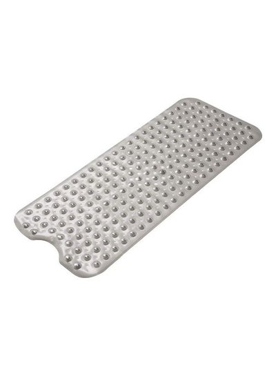 Buy Bath Tub Mat Grey 40x100cm in UAE