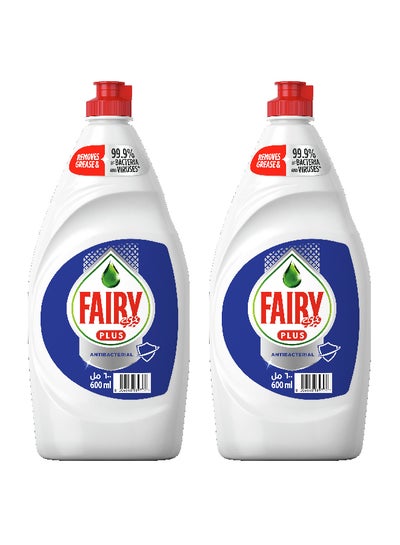 اشتري Antibacterial Dishwashing Liquid 600ml Pack of 2 في الامارات