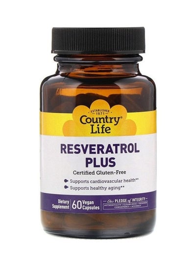 Buy Resveratrol Plus Vegan Capsules 60's in Saudi Arabia