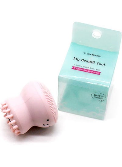 Buy Care Cleaner Octopus Facial Brush, Jellyfish Silicon Face Brush, Exfoliating Silicone Facial Scrubber Pink in Egypt