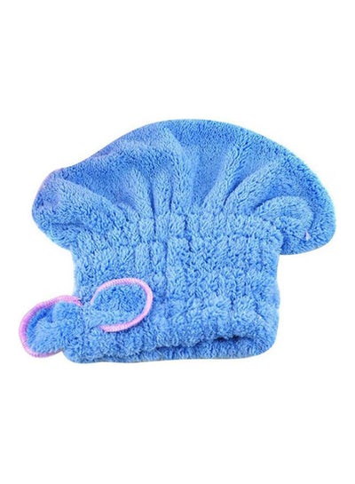 Buy Microfiber Hair Drying Towel Blue in Egypt