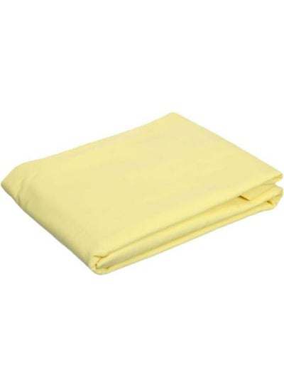 Buy Cotton Queen Pillow Cover cotton Yellow 50X160cm in Egypt