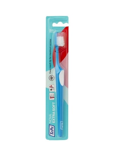 Buy Nova Extra Soft Toothbrush Blue/White in UAE