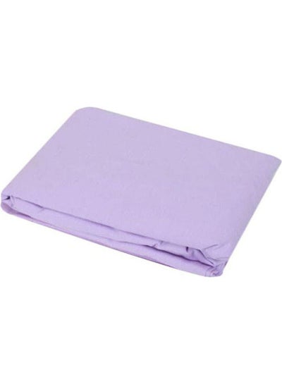 Buy Cotton Standard Pillow Cover cotton Light Purple 50X90cm in Egypt