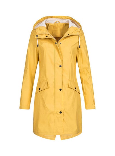 Buy Medium Style Autumn Winter Jacket Yellow in Saudi Arabia