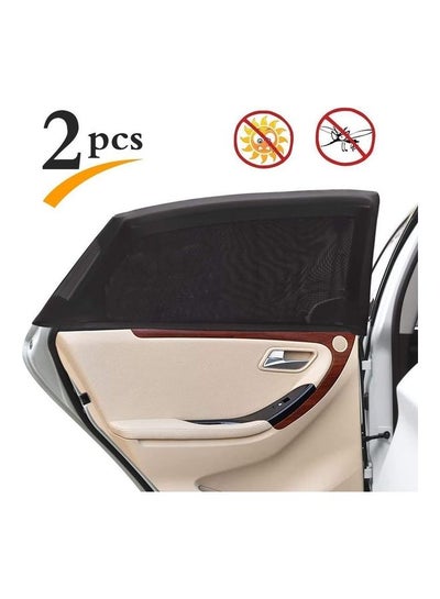 Buy 1-Pair Car Side Window Sun Shades in UAE