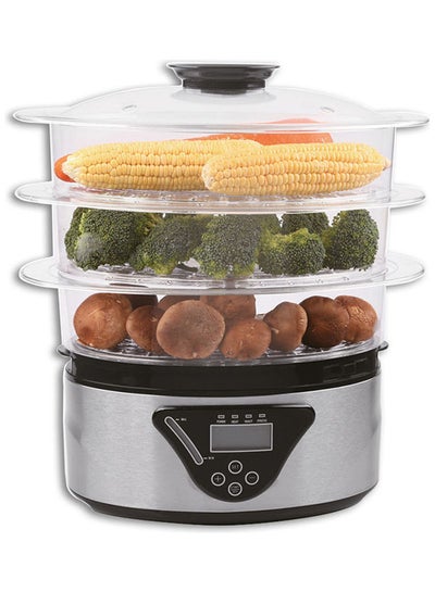 Buy Food Steamer 8.0 L 800.0 W SF5755FS BS Silver/Black in UAE