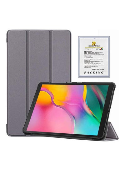 Buy Protective Flip Case Cover For Samsung Galaxy Tab A 8.0 inch 2019 Model(T290 T295) Grey in UAE