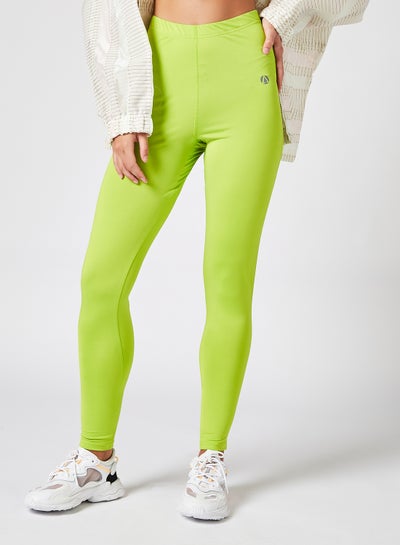 High-rise solid sports pants - Women