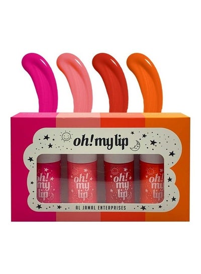 Buy 4-Piece Tint Lips Multicolour in Saudi Arabia