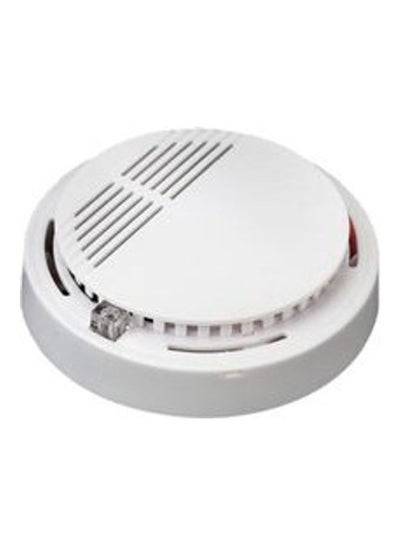 Buy Wireless Fire Detector Sensor System White in UAE