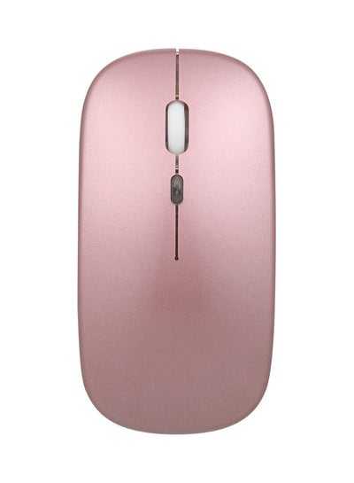 Buy Rechargeable Wireless Slim Mouse Pink in UAE
