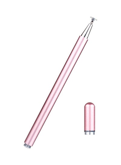 Buy Universal Stylus Pen With Magnetic Absorption Silicone Head Rose Gold in Saudi Arabia