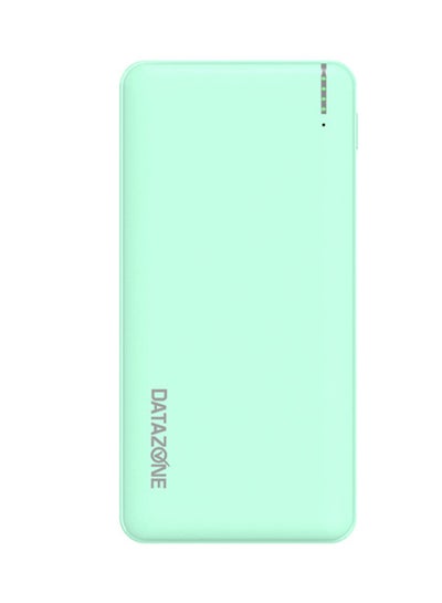 Buy 10000.0 mAh Portable Lightweight Power Bank Green in Saudi Arabia