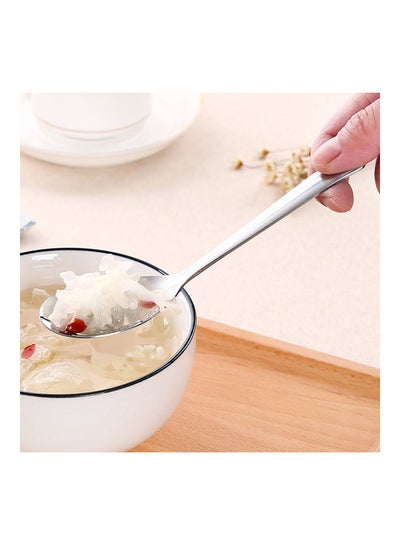 Buy Portable Stainless Steel Spoon Silver in UAE