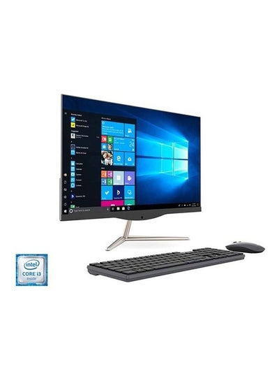 اشتري ZED PCX3 All-In-One Desktop With 21.5-Inch Display, Core i3 Processor/4GB RAM/1TB HDD/Intel UHD Graphics With Wireless Mouse And Keyboard English Black في مصر