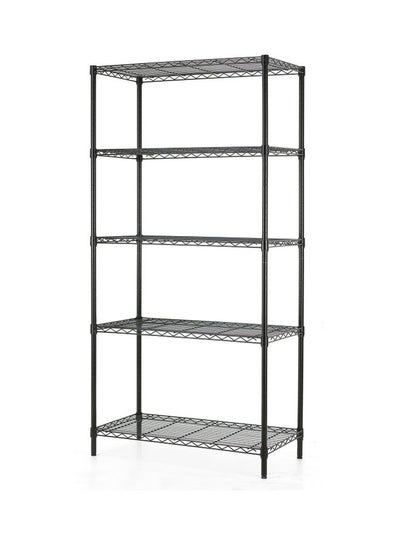 Buy 5-Tier Storage Rack Black in Saudi Arabia