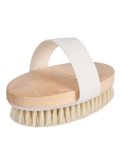 Buy Body Brush Beige 12x6.5x3.3cm in Egypt