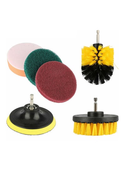 Buy 6-Piece Drill Brush Attachment Set Cleaning Kit in Saudi Arabia