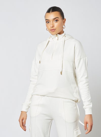 Buy Essential Oversized Hoodie White in Egypt