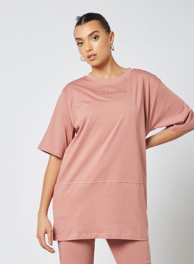 Buy Essential Oversized T-Shirt Pink in Egypt