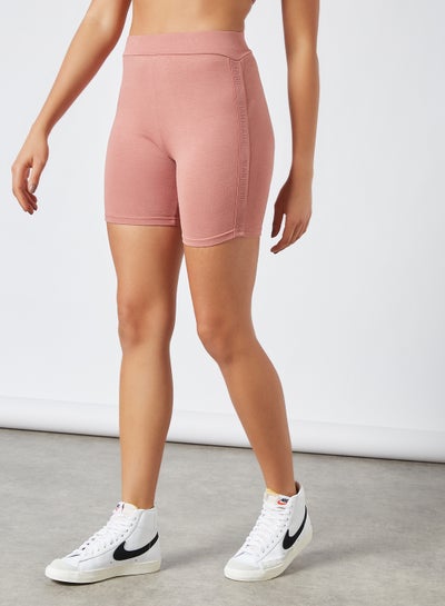 Buy Side Tape Cycling Shorts Pink in Egypt