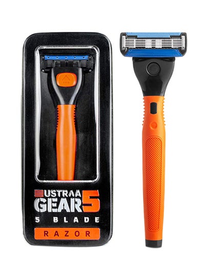 Buy Gear 5 Shaving Razor Orange/Black 10grams in UAE