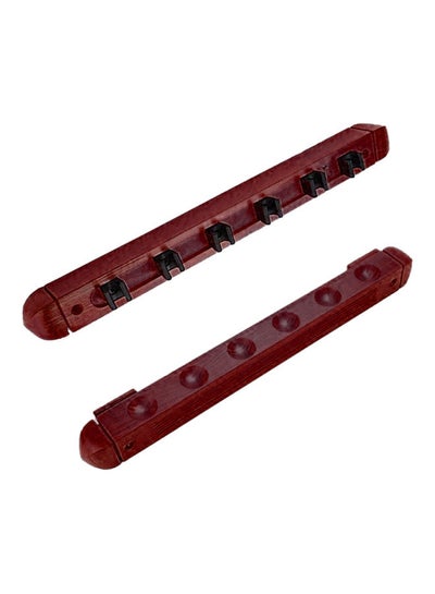 Buy 2-Piece Wooden Billiard Cue Holder in UAE