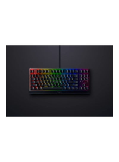 Buy BlackWidow V3 Tenkeyless TKL Mechanical Gaming Keyboard - Yellow Mechanical Switches, Linear & Silent, Chroma RGB Lighting, Compact Form Factor - Black in UAE