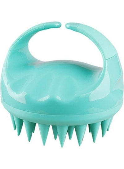 Buy Hair Scalp Massager Shampoo Brush With Soft Silicone Head Blue in Egypt
