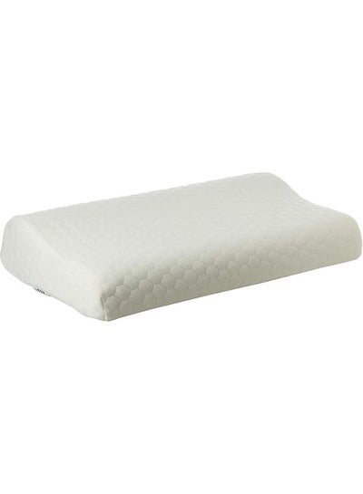 Buy Protective Orthopedic Contour Pillow memory_foam White 60 x 36 x 10cm in UAE