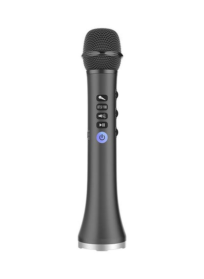 اشتري Wireless Karaoke Microphone Bluetooth Speaker أسود في الامارات