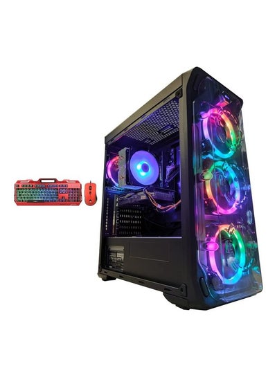 Buy Gaming Tower PC With Core i5 Processor/8GB RAM/1TB HDD+256GB SSD Hybrid Drive/4GB NVIDIA GeForce GTX 1050TI Graphic Card With Mouse And Keyboard Black in UAE