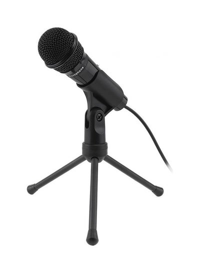 Buy Multi-Function Portable Microphone with Stand LU-VH50-2 Black in Saudi Arabia