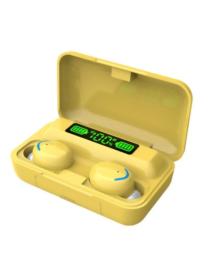Buy F9-5 Wireless Earphones Yellow in Saudi Arabia