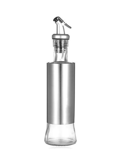 Buy Olive Oil Dispenser Glass Silver in UAE