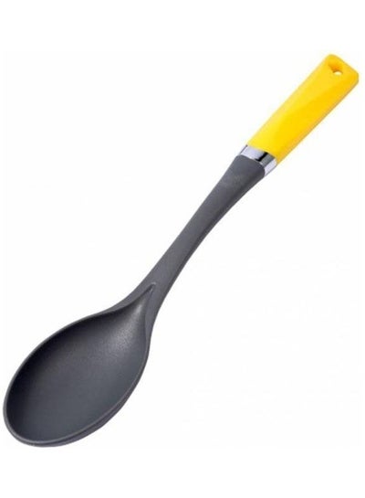 Buy Nylon Ladle Spoon Black/Yellow 40x7x5cm in UAE