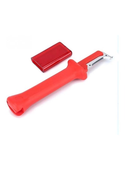 Buy Electrical Insulation Cable Stripping Knife Red in Saudi Arabia